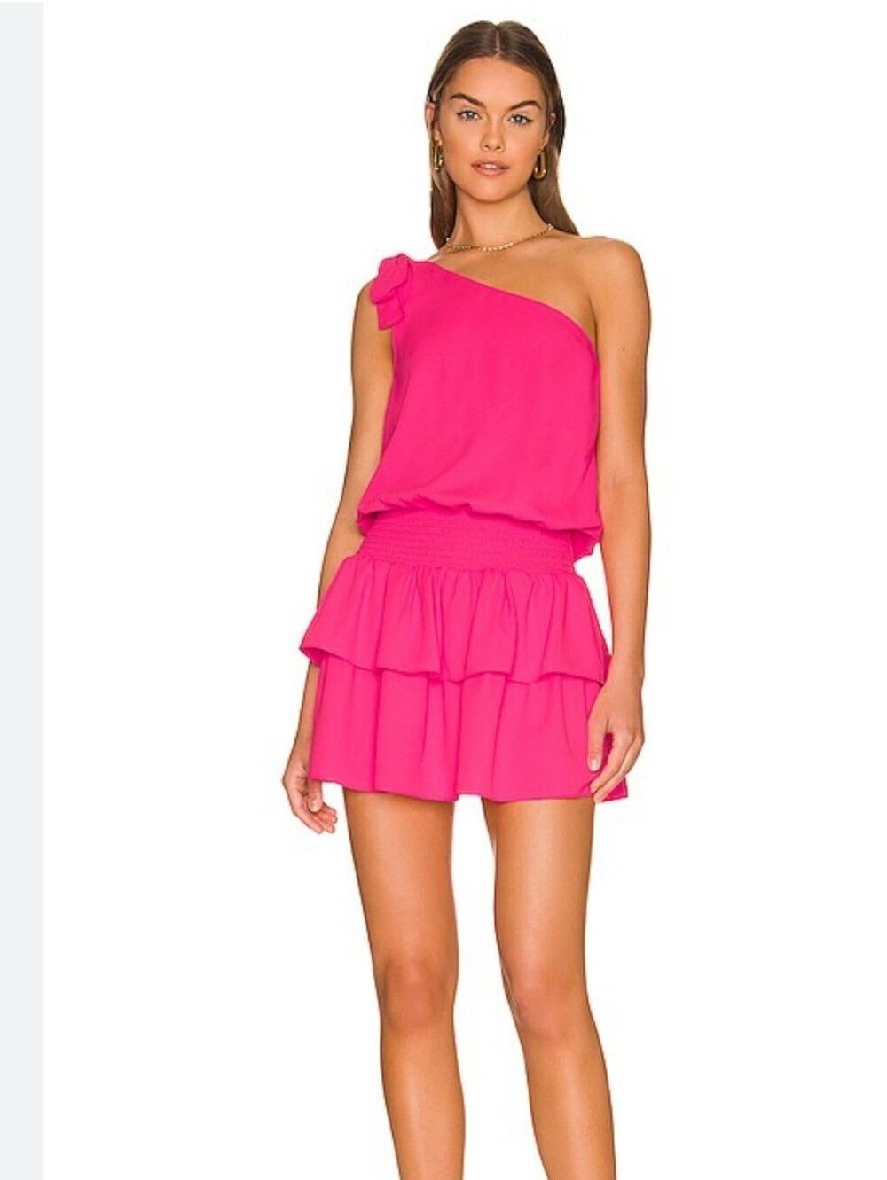 Amanda Uprichard Nwt McKinley Dress in Hibiscus Size Large